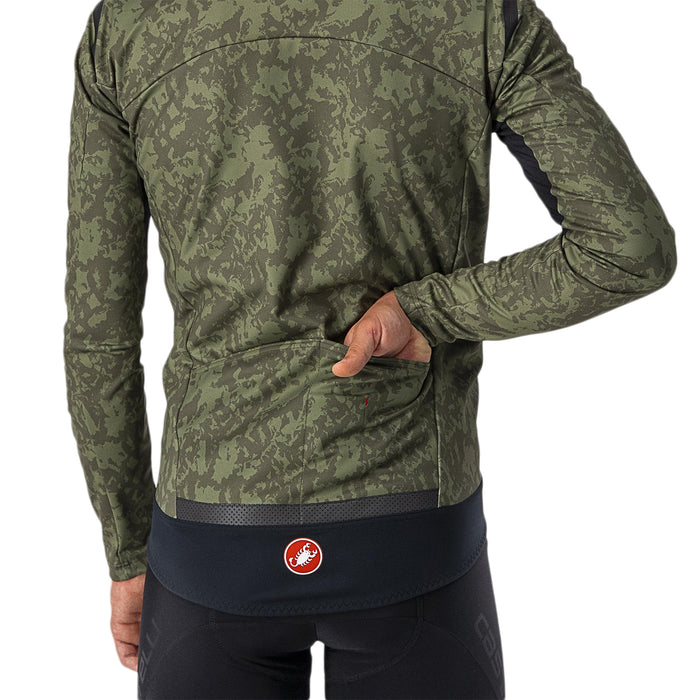 Castelli Perfetto RoS Long Sleeve Jacket Military Green/Light Military-Black