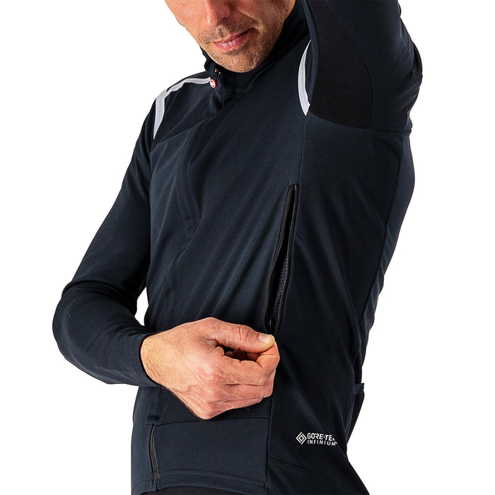 Castelli Perfetto RoS Long Sleeve Jacket Light Black/Silver Reflex