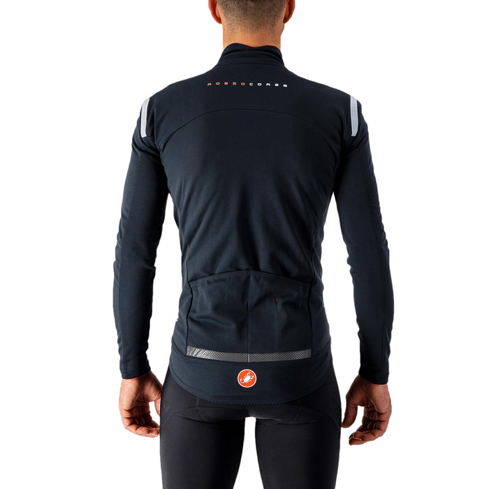 Castelli Perfetto RoS Long Sleeve Jacket Light Black/Silver Reflex