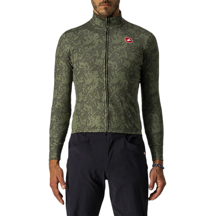 Castelli Unlimited Thermal Jersey Military Green/Light Military