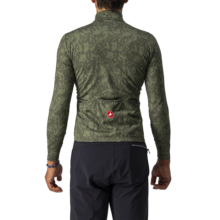 Castelli Unlimited Thermal Jersey Military Green/Light Military
