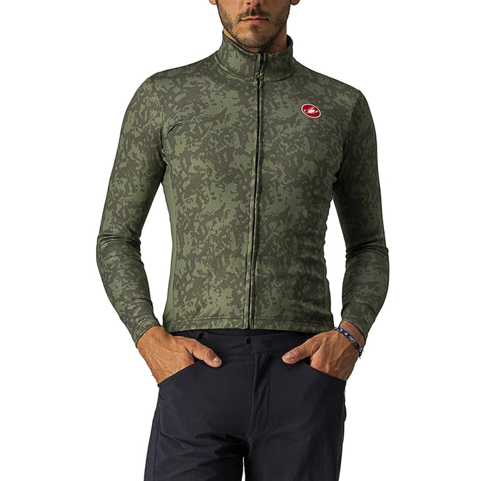 Castelli Unlimited Thermal Jersey Military Green/Light Military