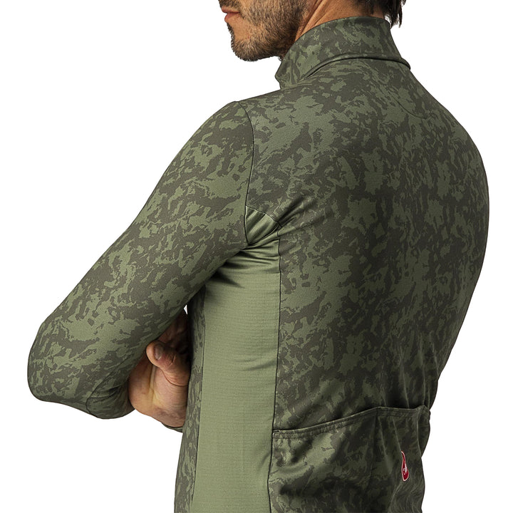 Castelli Unlimited Thermal Jersey Military Green/Light Military
