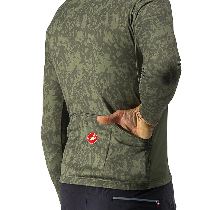 Castelli Unlimited Thermal Jersey Military Green/Light Military
