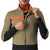 Castelli Beta RoS Jacket Olive Green/Black-Fiery Red