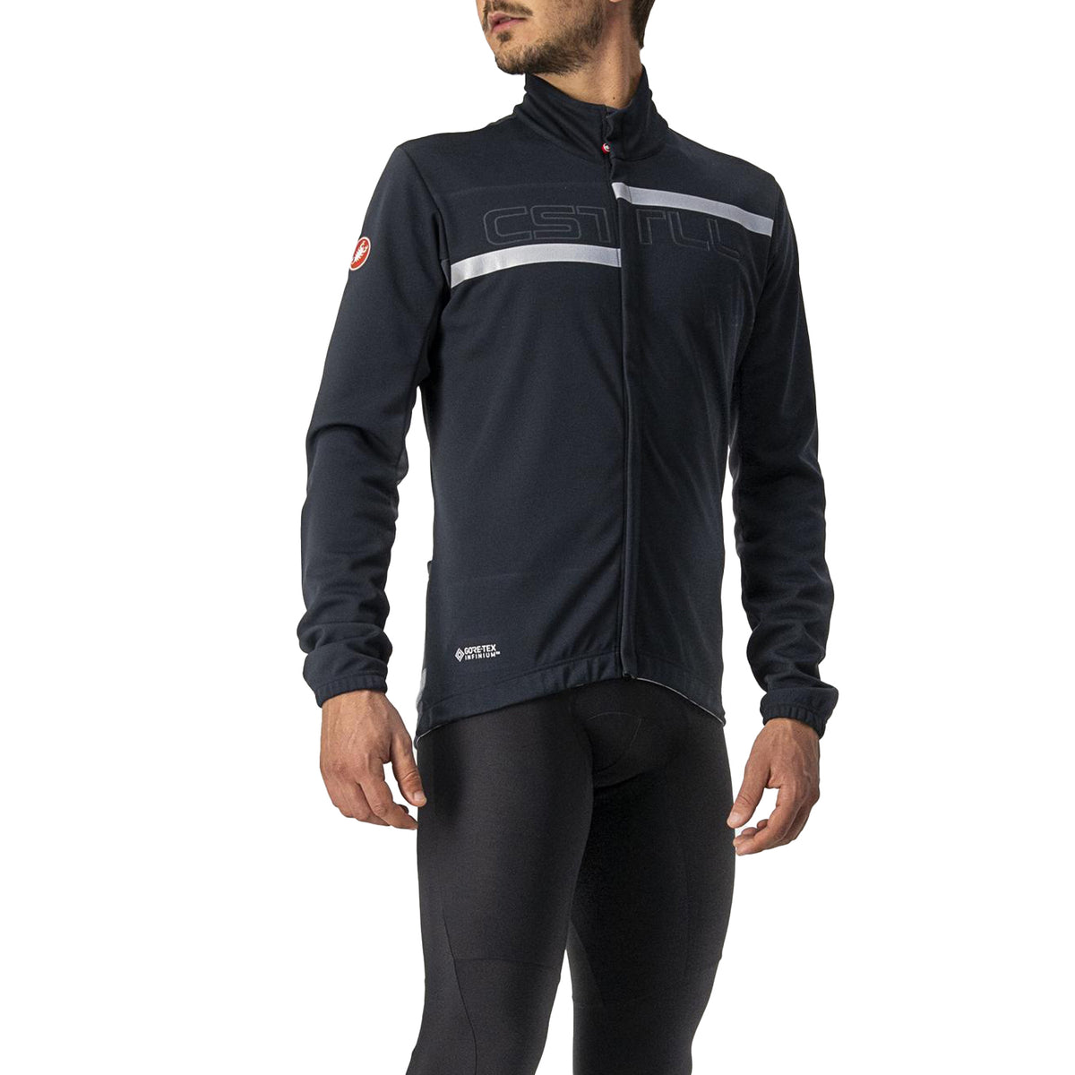 Castelli Transition 2 Jacket Light Black/Dark Gray-Silver Reflex