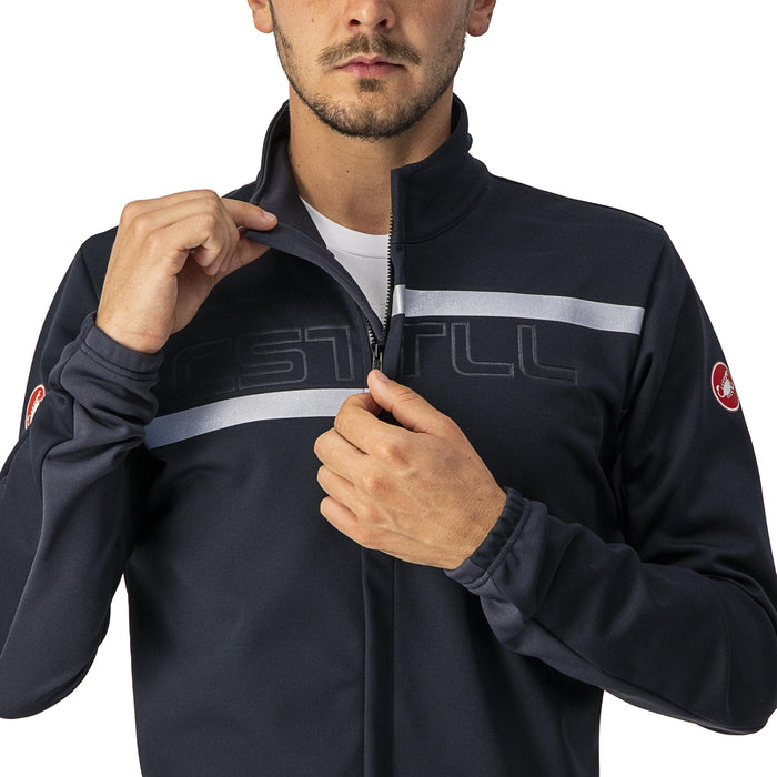 Castelli Transition 2 Jacket Light Black/Dark Gray-Silver Reflex