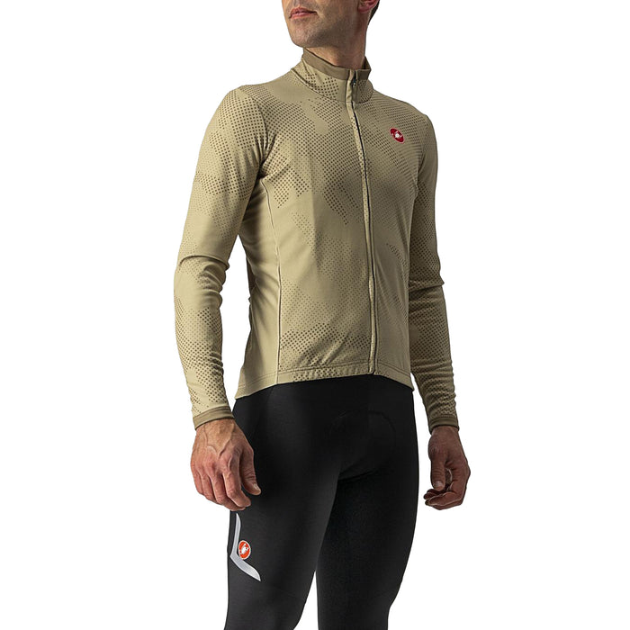 Castelli Pericolo Full Zip Jersey Light Olive Green