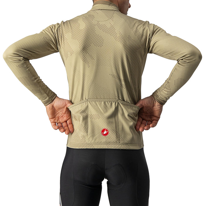 Castelli Pericolo Full Zip Jersey Light Olive Green