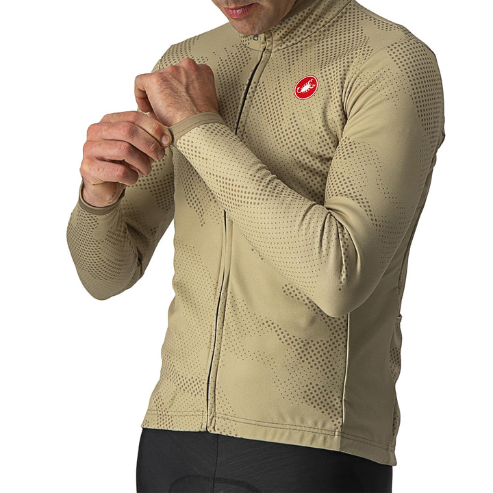 Castelli Pericolo Full Zip Jersey Light Olive Green