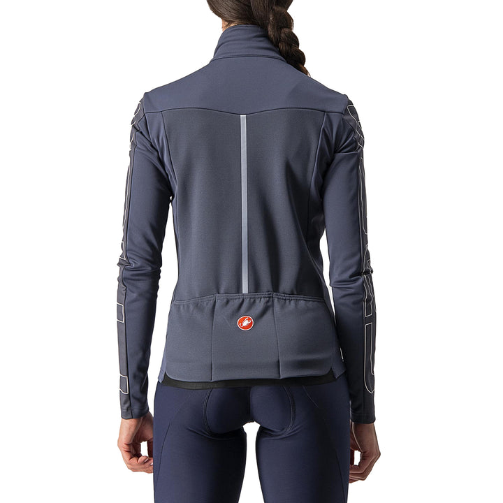 Castelli Transition Jacket - Women's Dark Steel Blue/Soft Pink