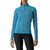 Castelli Sfida 2 Full Zip Jersey - Women's Teal Blue/Sky Blue