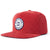 Brixton Oath III Snapback Hat Dark Brick