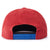 Brixton Oath III Snapback Hat Dark Brick