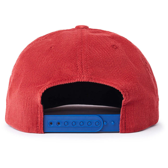 Brixton Oath III Snapback Hat Dark Brick