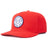 Brixton Crest CP MP Snapback Hat Aurora Red