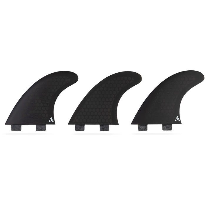 Roam All Round - FCS Thruster Fin Set Black
