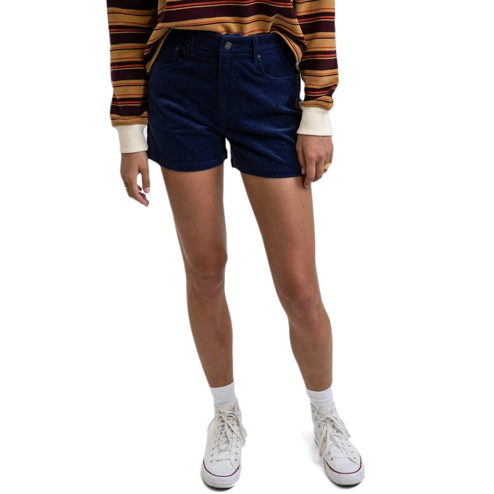 Rhythm Huntington Corduroy Shorts - Women's Navy
