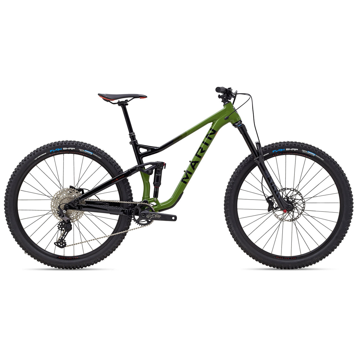 Marin Alpine Trail 7 Complete Mountain Bike 2022 Green/Black/Orange