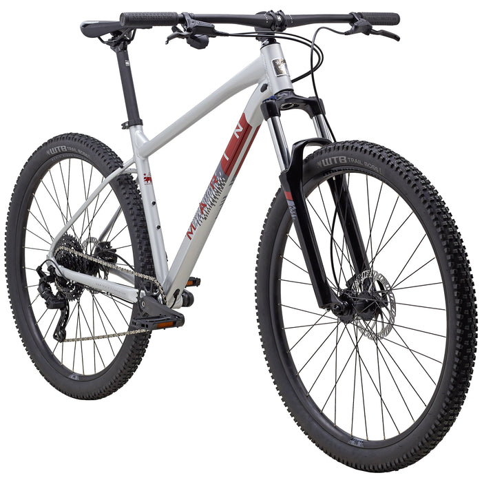 Marin Bobcat Trail 4 Complete Mountain Bike 2022 Gloss Silver/Red/Grey