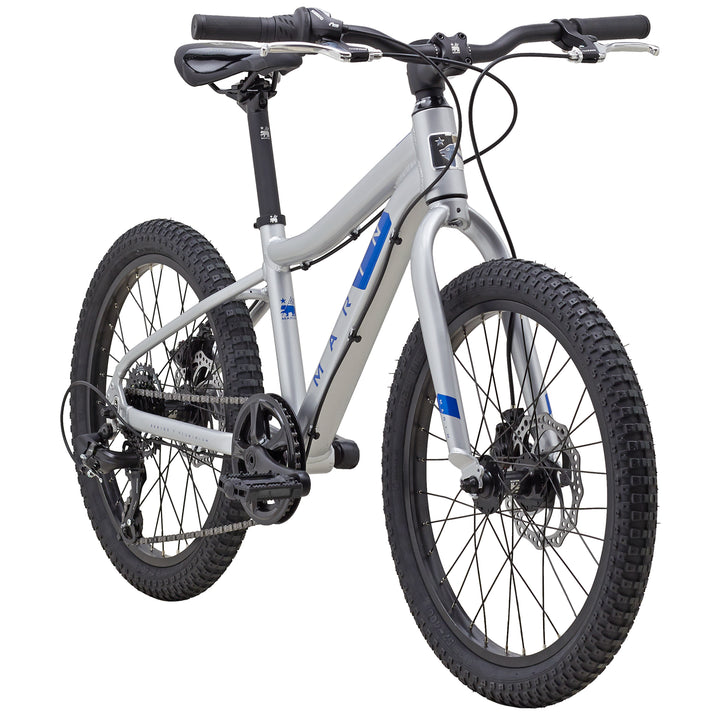Marin Hidden Canyon 20" Complete Mountain Bike - Kids' 2022 Gloss Silver/Blue