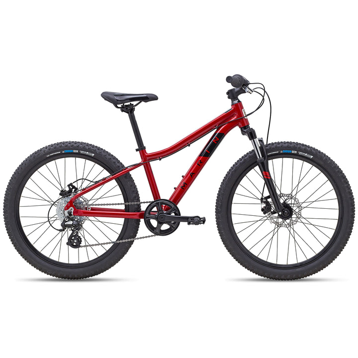 Marin Bayview Trail 24" Complete Mountain Bike - Kids' 2022 Gloss Red/Black