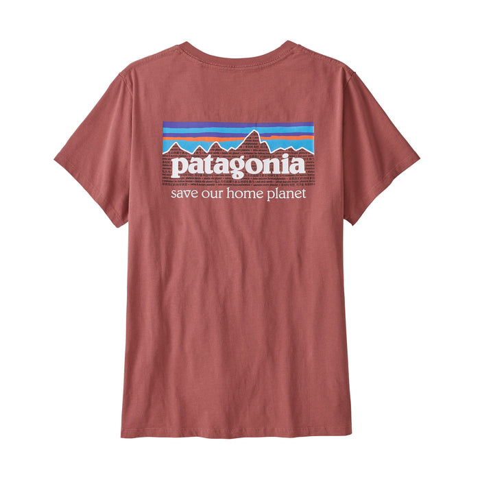 Patagonia P-6 Mission Organic T-Shirt - Women's Rosehip