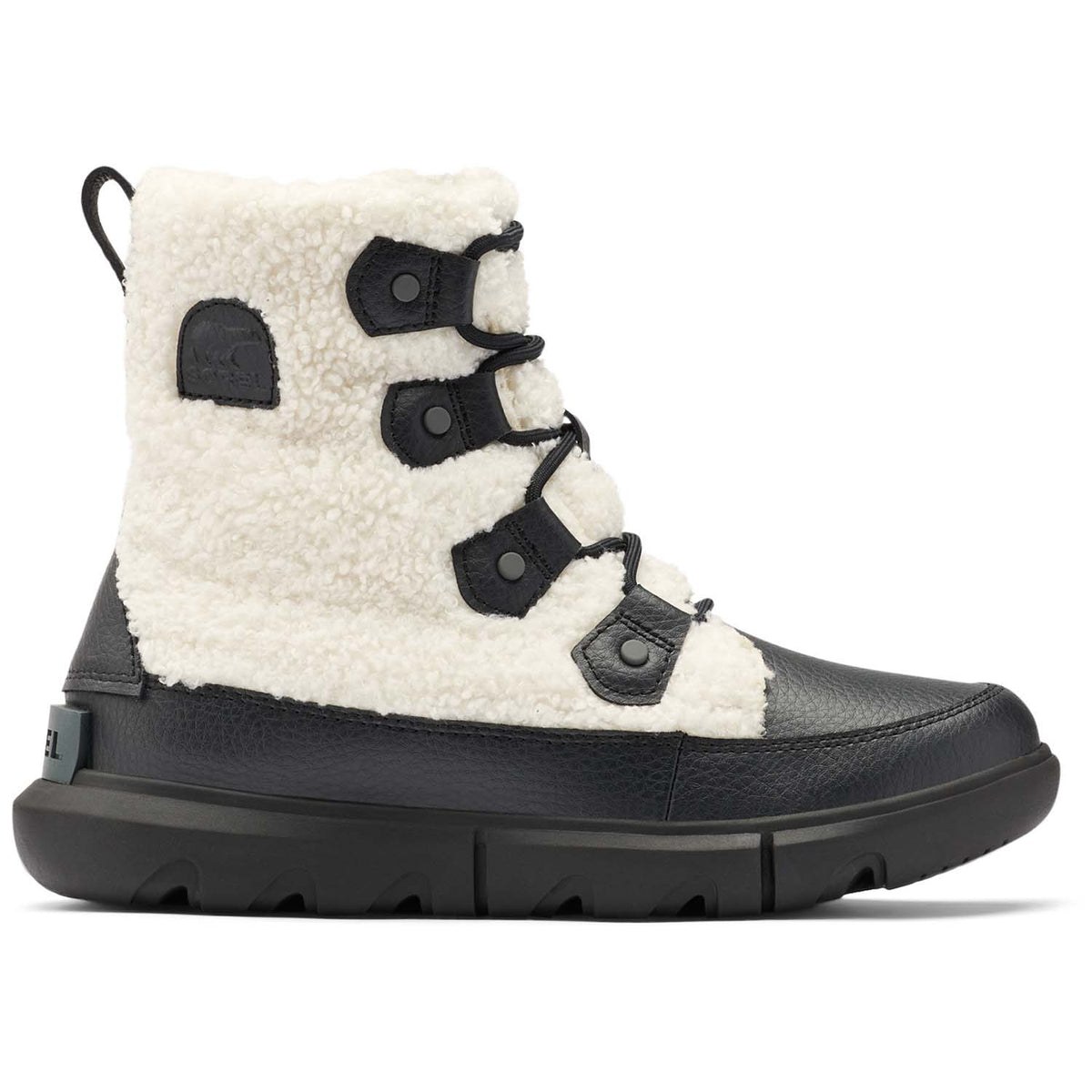 Sorel Explorer II Joan Cozy Boots - Women's Black, Sea Salt