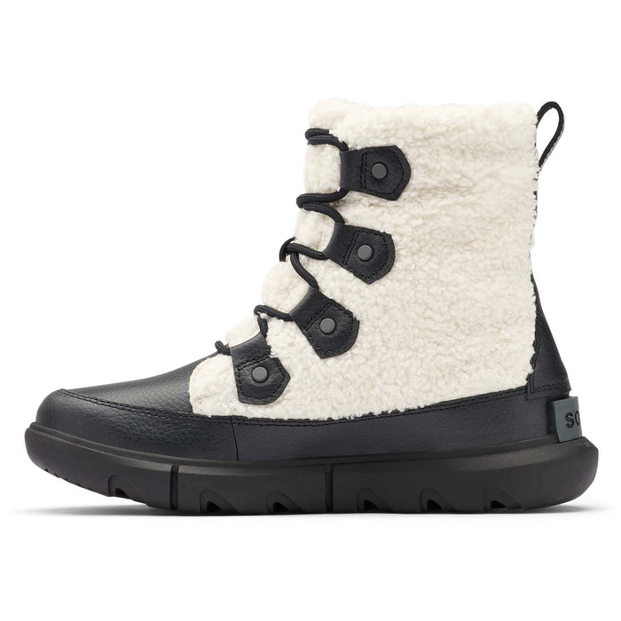 Sorel Explorer II Joan Cozy Boots - Women's Black, Sea Salt