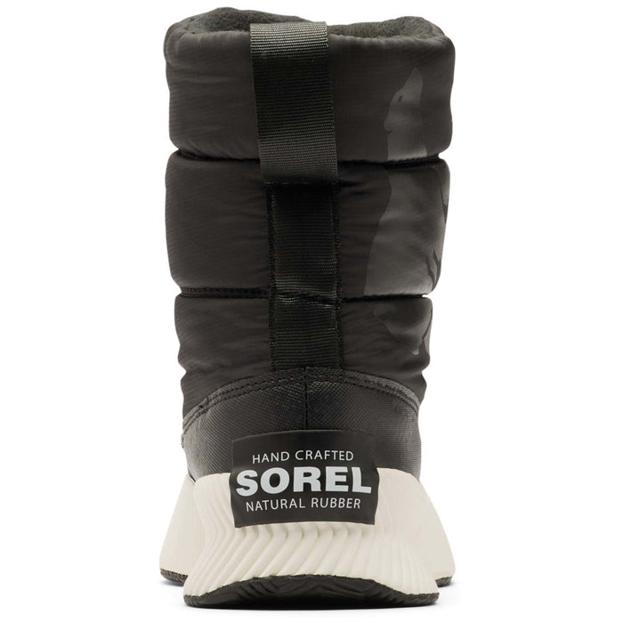 Sorel Out N' About III Puffy Lace Boots - Women's Black, Sea Salt