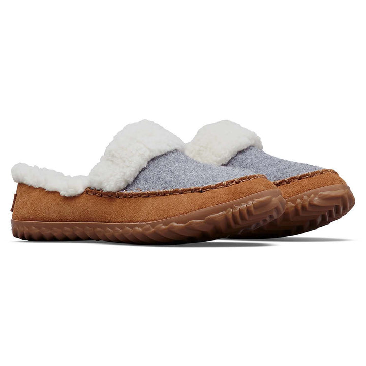 Sorel Out N' About Slide - Women's Light Grey, Elk