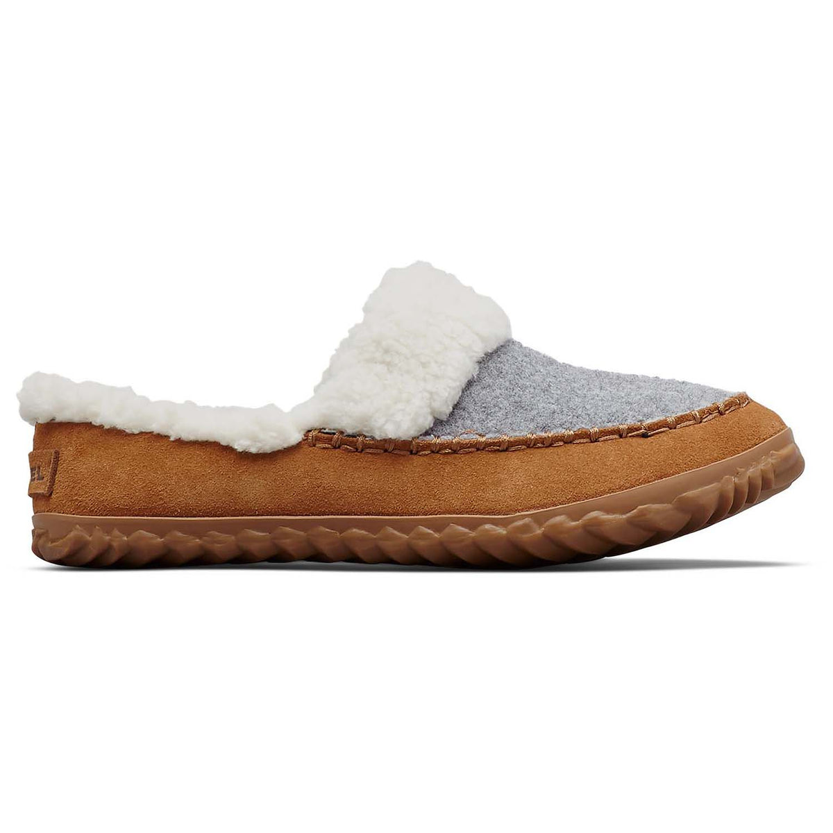 Sorel Out N' About Slide - Women's Light Grey, Elk