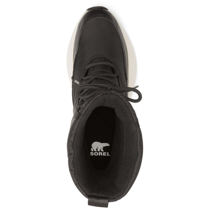 Sorel Out N' About III Puffy Lace Boots - Women's Black, Sea Salt
