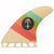 Captain Fin CF Series Single Tab Thruster Fin Set Cream