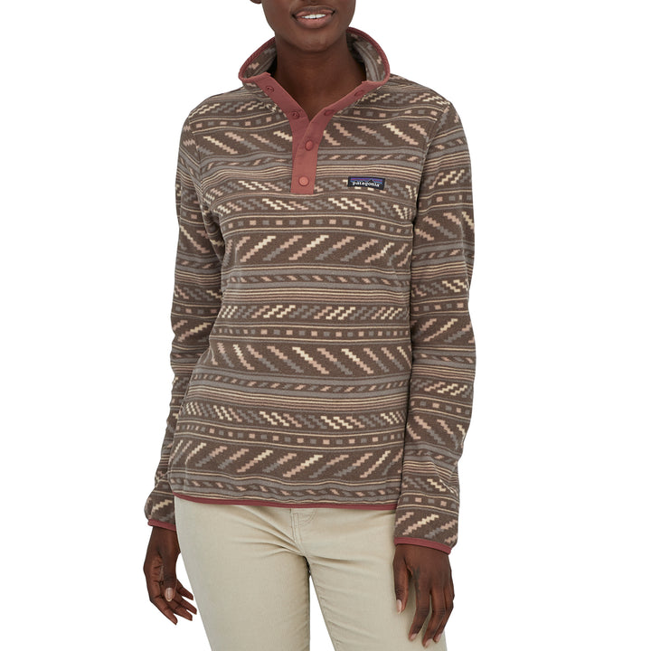 Patagonia Micro D Snap-T Pullover - Women's Bergy Bits: Furry Taupe