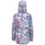 The North Face Printed Zipline Rain Jacket - Girls' Linaria Pink Youth Tropical Camo Print