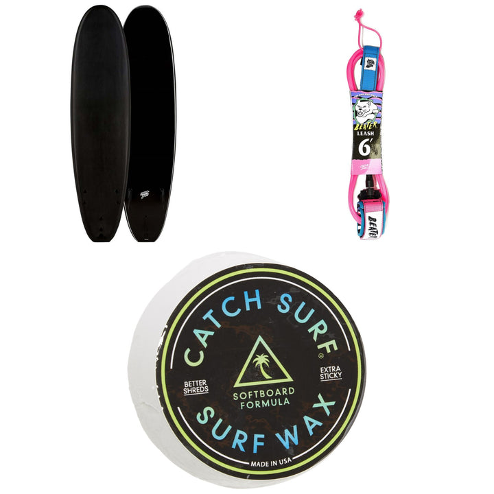 Catch Surf Blank Series 6'0" Log Surfboard + Catch Surf Beater 6' Leash + Catch Surf Surf Wax