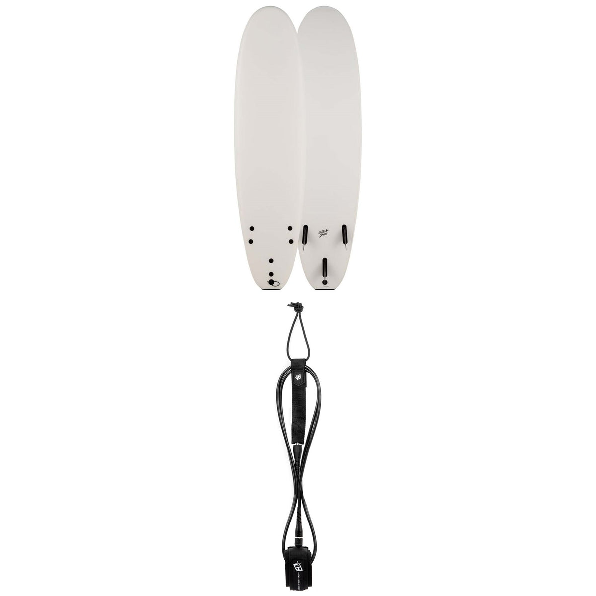 Catch Surf Blank Series 6'0" Log Surfboard + Creatures of Leisure Icon 6' Surf Leash