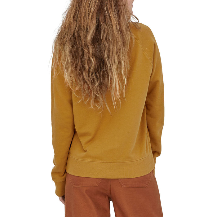 Patagonia Alpine Icon Regenerative Organic Pilot Cotton Crewneck Sweater - Women's Oaks Brown