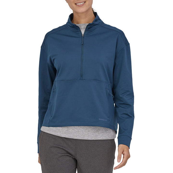 Patagonia Pack Out Pullover - Women's Tidepool Blue - Dark Tidepool Blue X-Dye