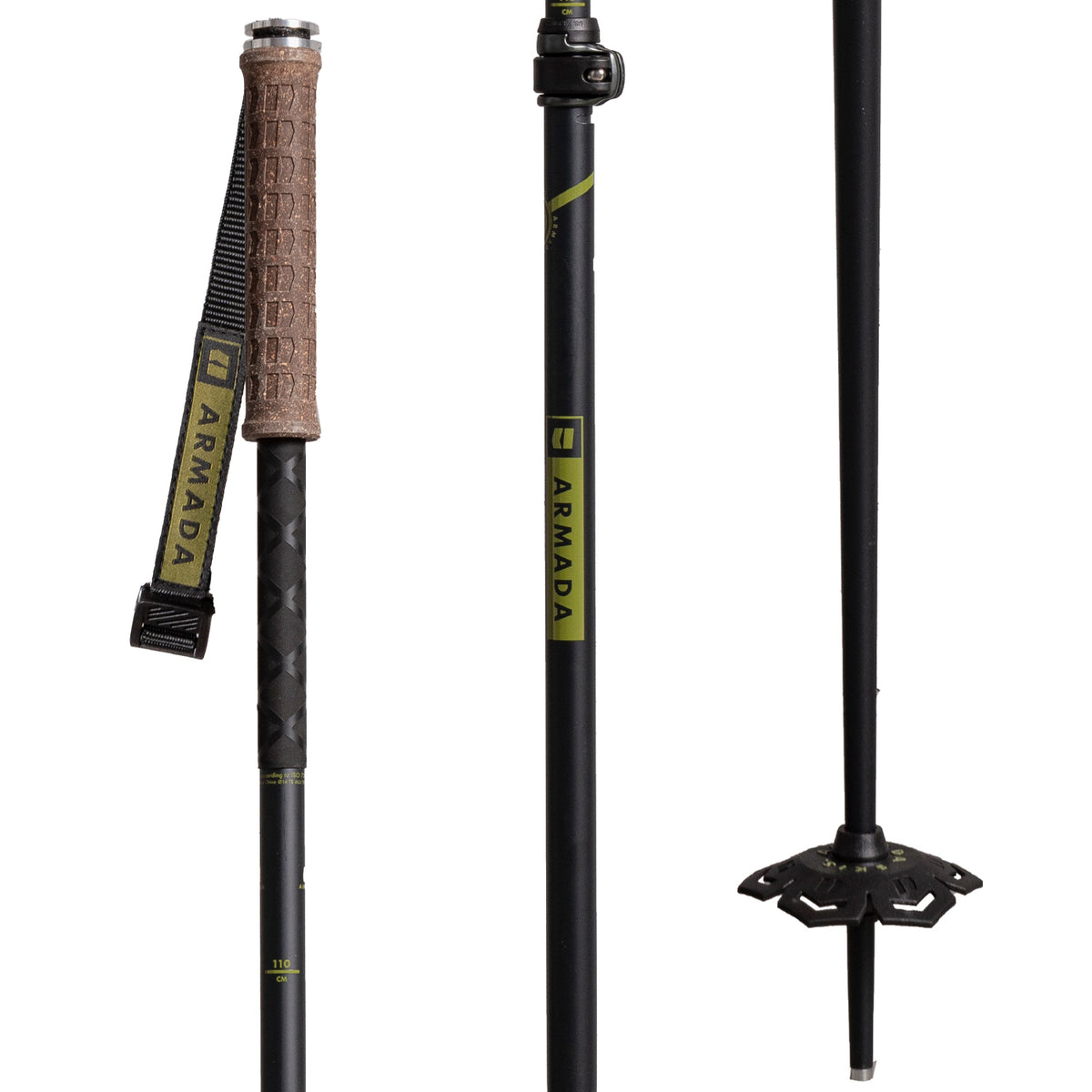 Armada AK Adjustable Ski Poles 2023 Black