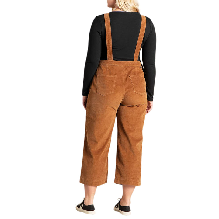 Toad & Co Karuna Cord Wide Leg Overalls - Women's Brown Sugar