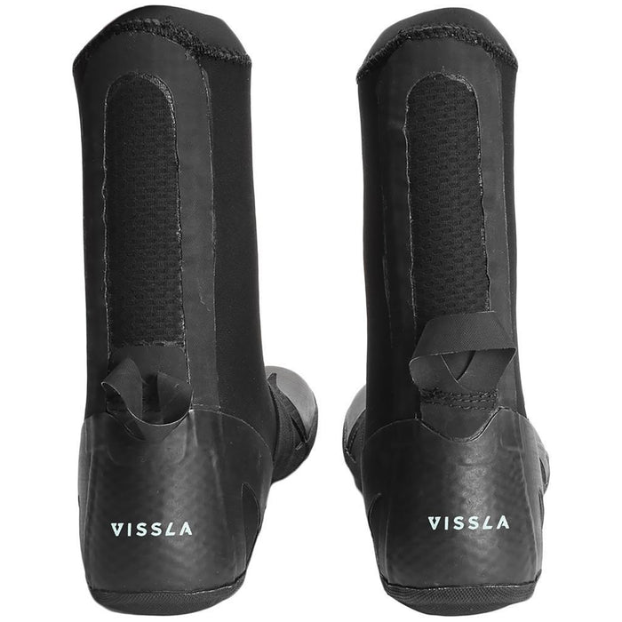 Vissla 5mm High Seas Round Toe Wetsuit Boots Black