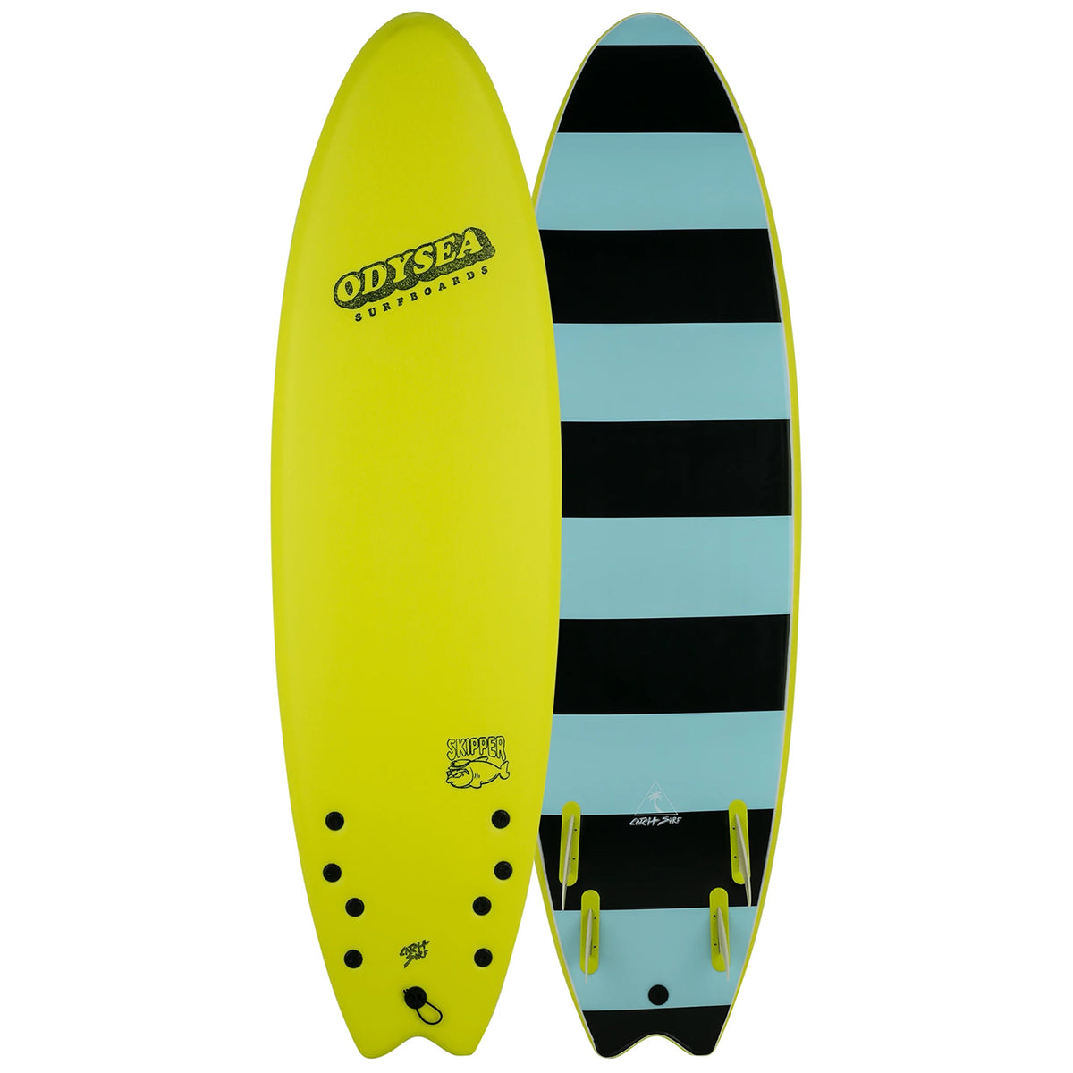 Catch Surf Odysea 6'6" Skipper Quad-Fin Surfboard Lemon