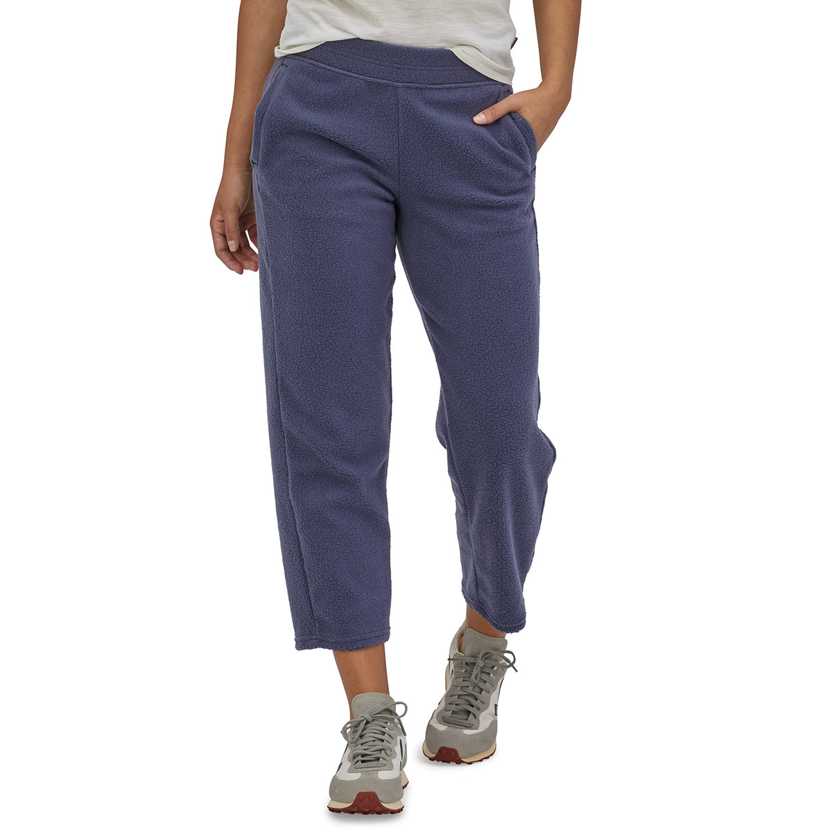 Patagonia Shearling Fleece Crops - Women's New Navy