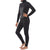 Sisstrevolution 5/4 7 Seas Hooded Chest Zip Wetsuit - Women's Solid Black