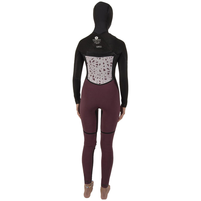 Sisstrevolution 5/4 Hooded Chest Zip Wetsuit - Women's Strong Blue