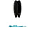 Catch Surf Blank Series 7'0" Log Surfboard + Dakine Kainui Team 7' Leash