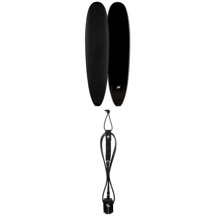 Catch Surf Blank Series 8'0" Log Surfboard + Creatures of Leisure Icon 8' Surf Leash