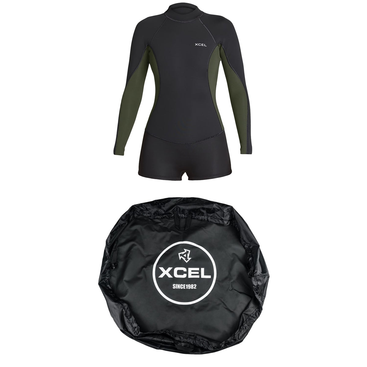 XCEL 2/1mm Axis Long Sleeve Springsuit - Women's + Changing Mat